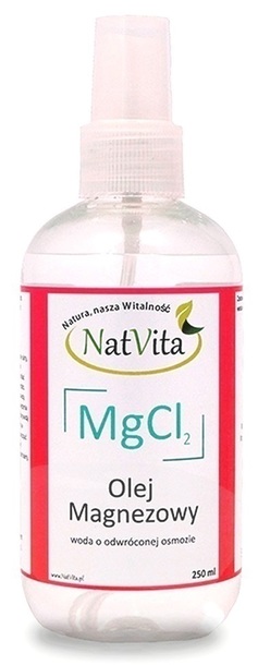 NatVita Olej Magnezowy Oliwa Magnezowa 250ml MgCl2 (1)