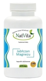 NatVita Jabłczan Magnezu 675mg 100 kap. Magnesium