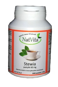 NatVita Stewia pastylki 60mg / 2000 pastylek  (120g)