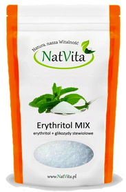 NatVita Erytrytol + Stewia ekstrakt 95% 800g