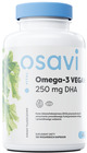 OSAVI Kwasy Omega-3 250mg DHA 120 kapsułek VEGAN (1)