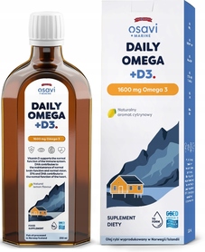 Osavi Daily Omega D3 1600mg Omega 3 Cytryna 250 ml